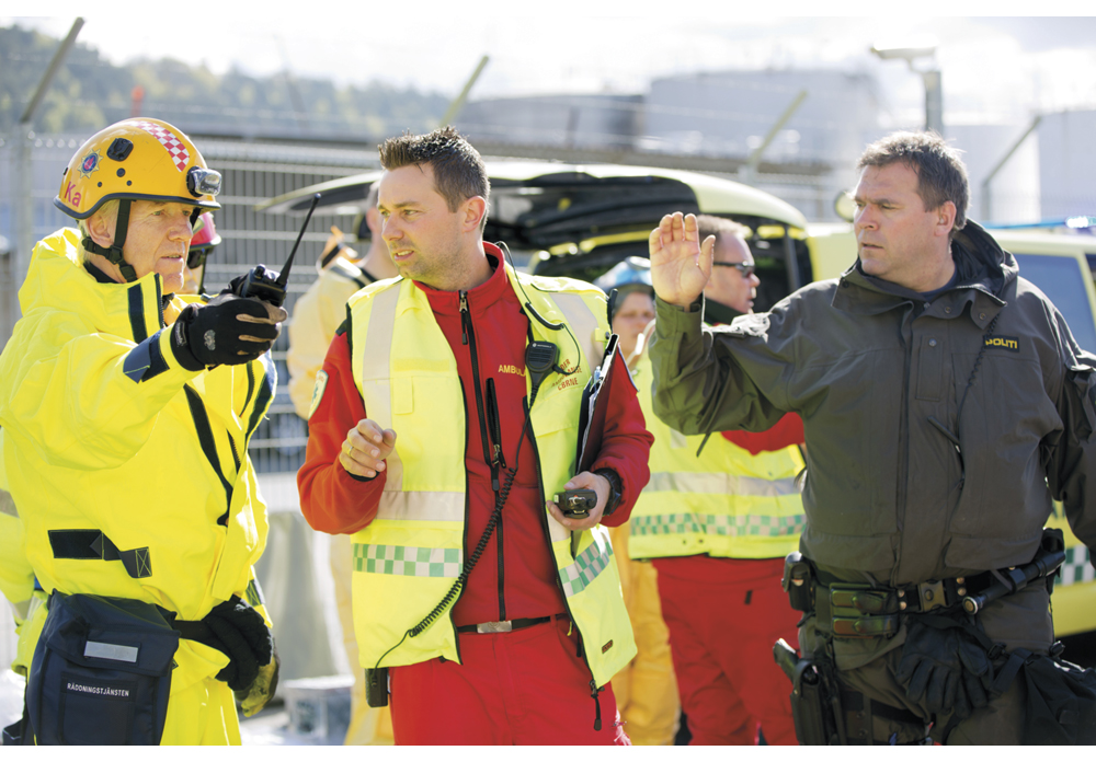 Figur 11.3 Samarbeid mellom nødetater.
