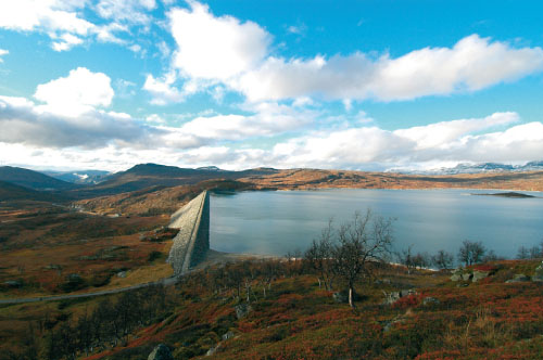 Figur 2.4 Av de unoterte virksomhetene er Statkraft mest verdt. Bildet
viser Sysendammen på Hardangervidda.