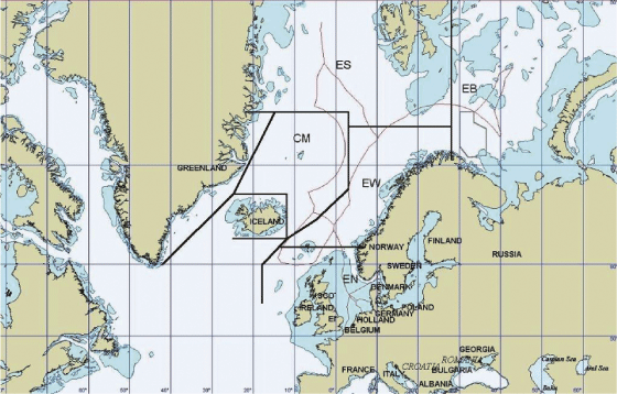 Figur 3.14 Underområde i forvaltinga av vågekval 
