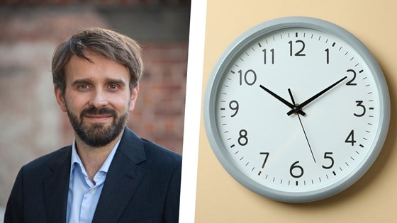 Klokken skal stilles.