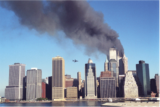 Figure 3.2 On 11 September 2001 al-Qaeda terrorists hijacked multiple planes and attacked US landmarks. When New York’s Twin Towers collapsed, nearly 3,000 people were killed.