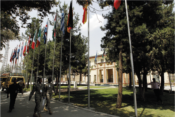 Figure 3.4 ISAF headquarters in Kabul.