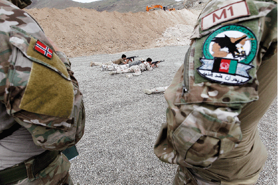 Figur 5.5 Norske spesialstyrker var mentorer for Crisis Response Unit (CRU) i Kabul.