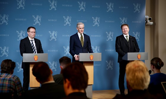 Statsministerens innlegg på pressekonferanse om endringer i regjeringen.