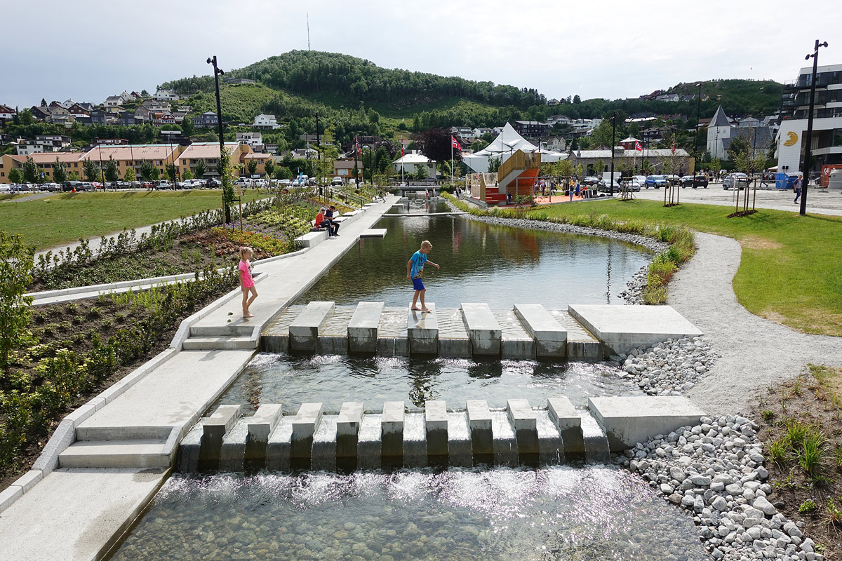 Figure 5.3 Transformation of Ålgård centre
