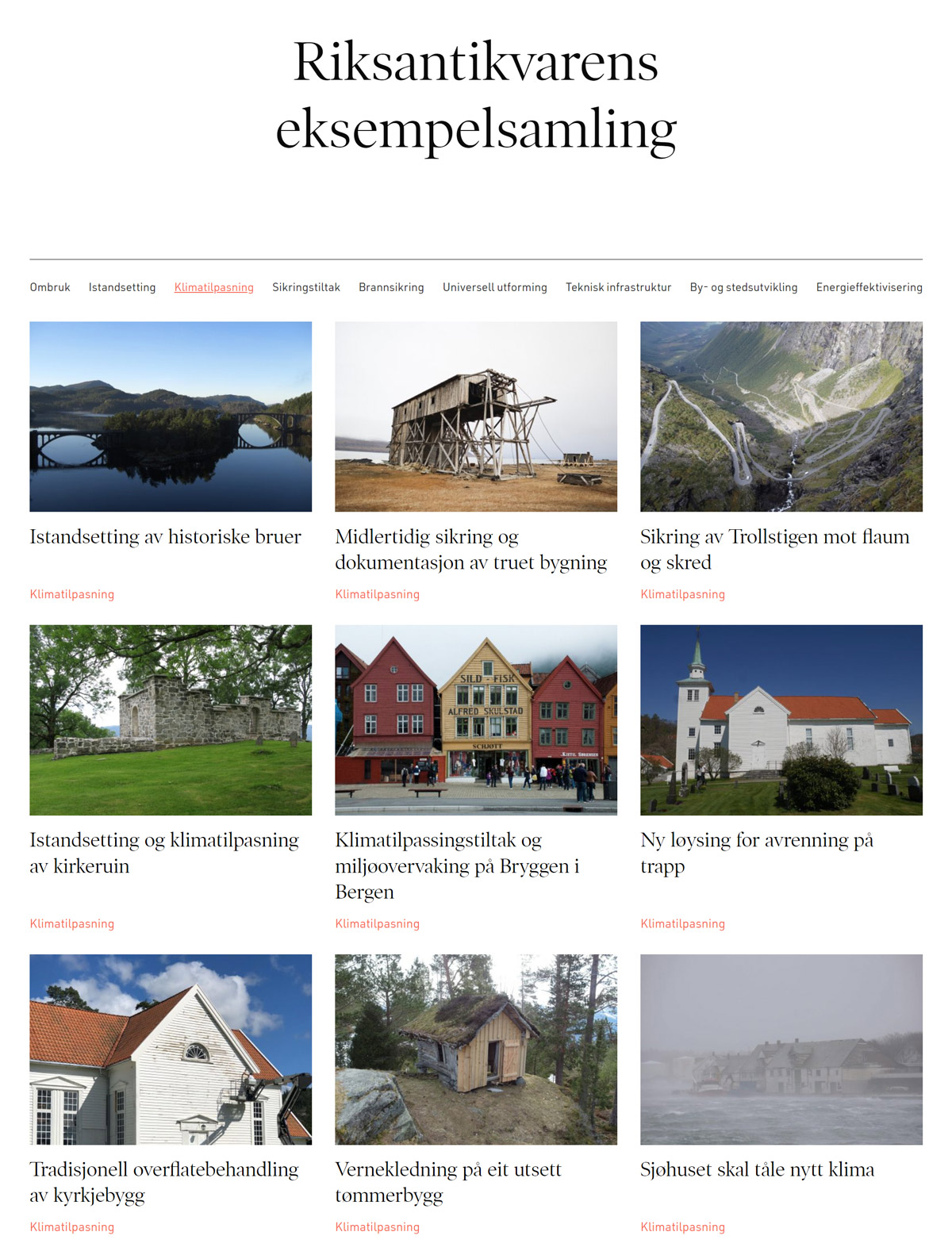 Figure 6.3 Examples for inspiration.