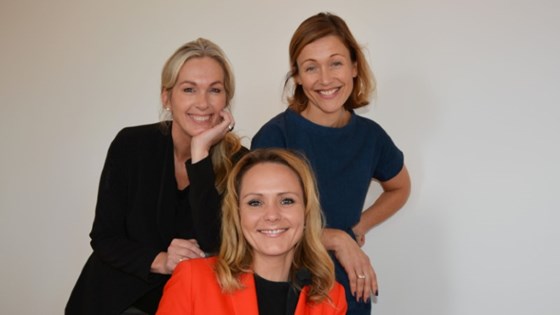 Administrerende direktør i Innovasjon Norge Anita Krohn Traaseth, direktør i Kulturrådet Kristin Danielsen og kulturminister Linda Hofstad Helleland.