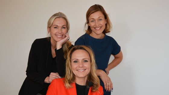 Innovašuvdna Norgga hálddahuslaš Anita Krohn Traaseth, Kulturráđi direktevra Kristin Danielsen ja kulturministtar Linda Hofstad Helleland.