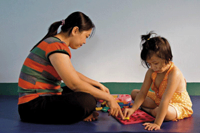 Figure 5.1 The work of the Norwegian Mission Alliance in Vietnam: stimulation in early childhood is important.