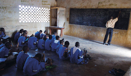Figure 5.2 At school in Malawi.