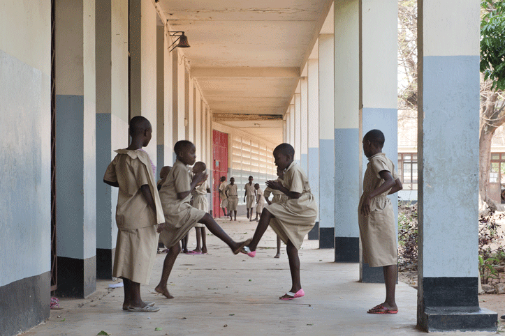 Figur 3.1 Friminutt på Stella Matutina skole i Burundi.