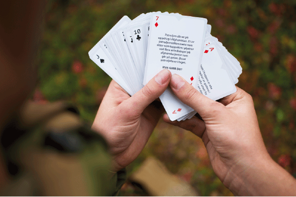 Figure 2.3 A deck of cards showing a range of ethical dilemmas