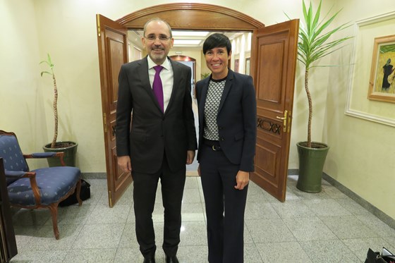 Eriksen Søreide in Jordan