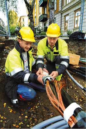 Figur 6.12 Kabellegging på 22 kV
