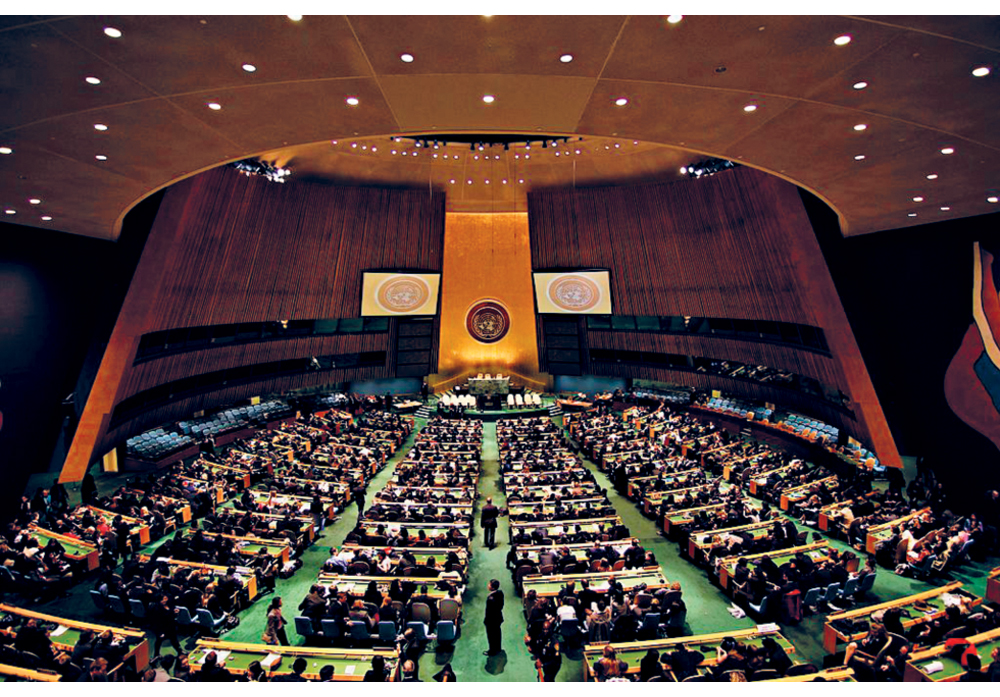Figure 4.2 UN General Assembly.