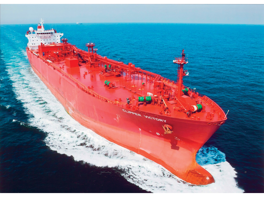 Figure 5.1 The Norwegian fleet is modern and specialised in technologically advanced, capital-intensive segments. Pictured is an LPG tanker, designed for transporting liquefied petroleum gas.