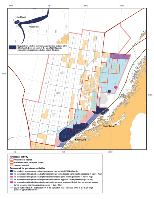 Figure 10-1.EPS Framework for petroleum activities (announcement of blocks,
exploration drilling, seismic surveying)