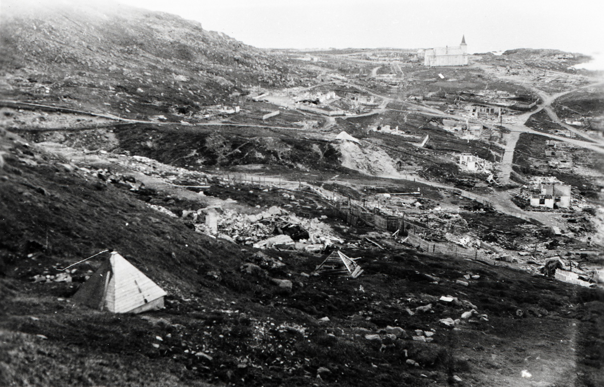 Figur 7.2 Honningsvåg 1945