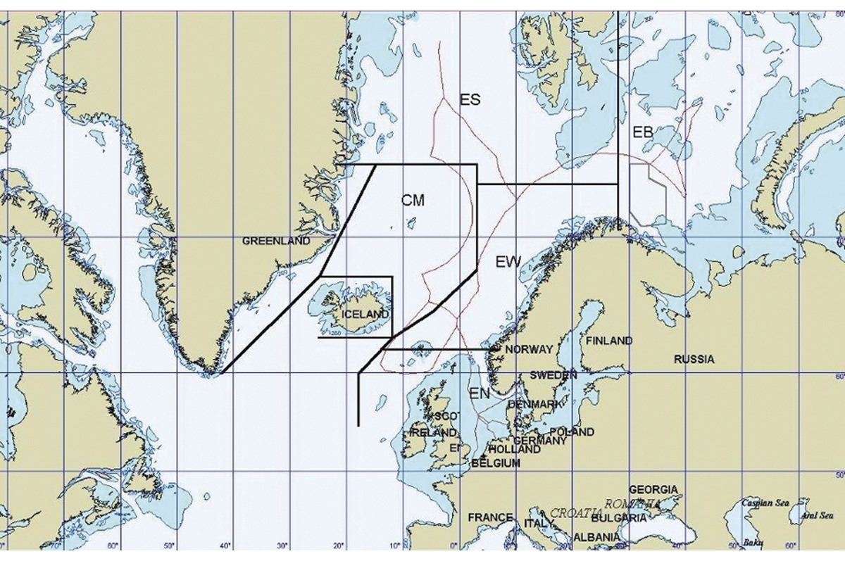 Figur 3.9 Underområde i forvaltinga av vågekval.