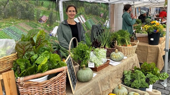 produsentar på stand