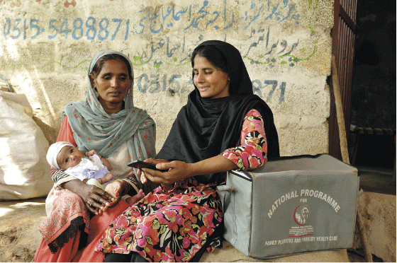 Figure 7.1 Birth registration is crucial for securing access to welfare services later in life. A cooperation project between Telenor and UNICEF in Pakistan has produced very good results.