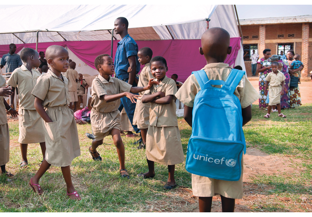 Figur 3.4 Back to school-dagen markeres på Jabe1-skolen i Bujumbura, Burundi.