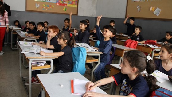 Class Room with young students.