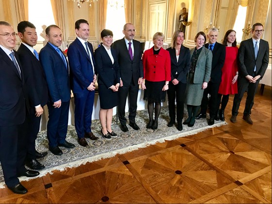 Minister of Foreign Affairs, Eriksen Søreide is taking part in an informal ministerial meeting on UNRWA in Stockholm on 12 April 2019.
