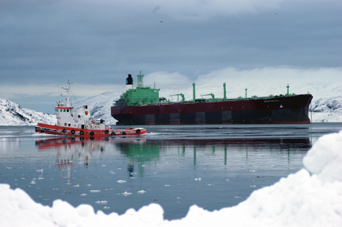 Figur 2.5 Den flytende oljeomlastningsterminalen «Belokamenka»