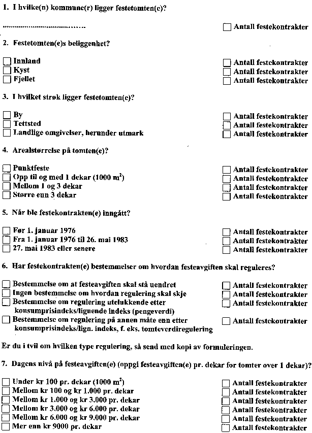 Figur 1.1 Skjema for festeavtaler som gjelder bolig