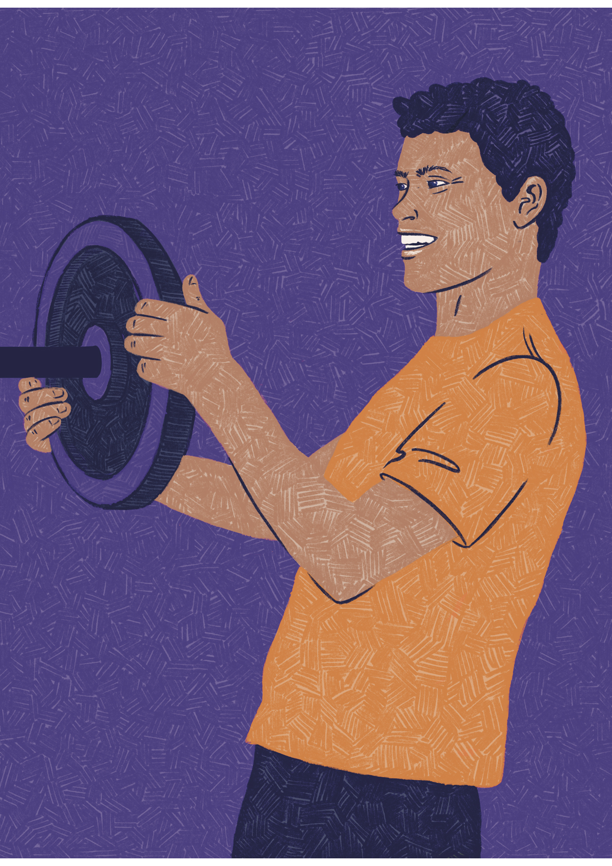 Figur 18.1 En ungdom som driver med styrketrening