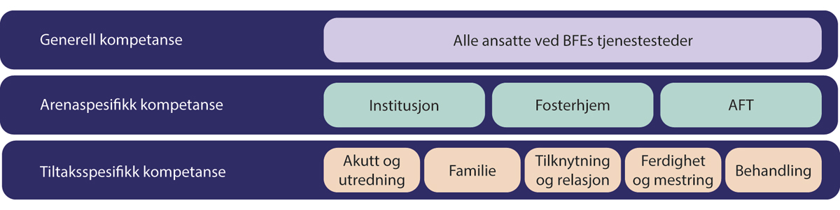 Figur 20.2 Barne- og familieetatens kompetansemodell