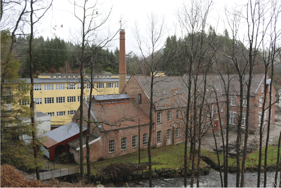 Figure 4.4 The wool mill Sjølingstad Uldvarefabrik was protected in 2019.