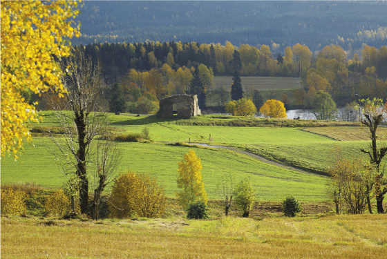 Figure 9.12 Maridalen in Oslo has been designated as a protected landscape area.
