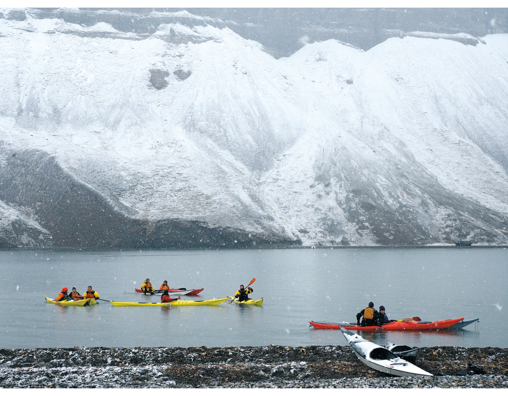 Figure 6.5 Camp Svalbard offers outdoor camp weekends, summer and winter, for youth aged 13 to 18 who are residents of Svalbard. Participants experience Svalbard’s natural landscape in safety, with competent instructors and leaders.