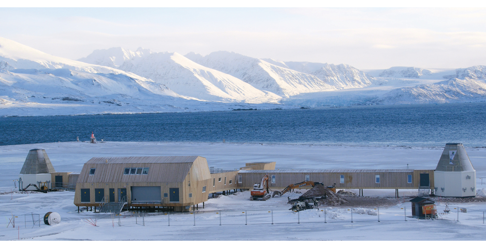 Figure 8.1 The Norwegian Mapping Authority’s new geodetic observatory in Ny-Ålesund. The observatory is due to be completed in 2018.