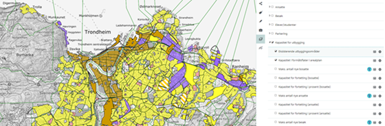 ADV tar utgangspunkt i hvor mange bosatte, ansatte og besøk kommuneplanens arealdel gir rom for