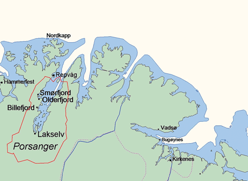 Figur 1.6 Porsanger kommune