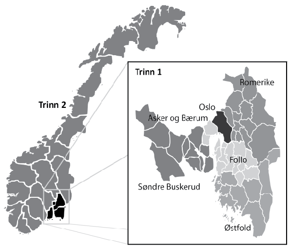 Figur 3.2 Trinn 1 og trinn 2