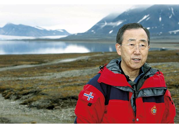 Figure 1.1 Secretary-General Ban Ki-moon visits Ny-Ålesund, 2009.