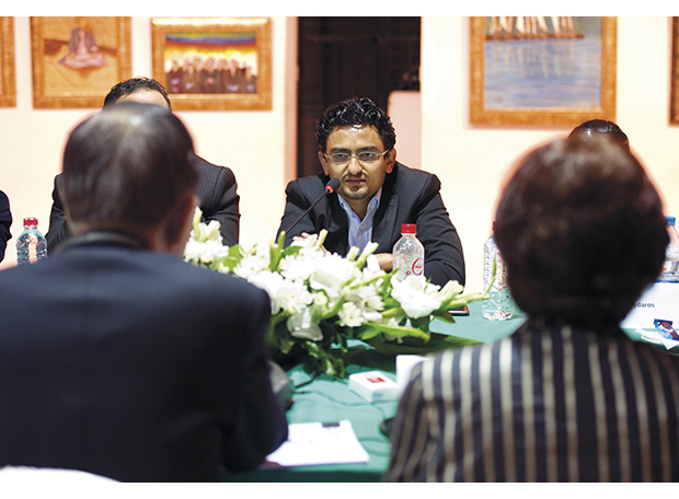 Figure 1.5 Round-table conference with Egyptian youth activists and Secretary-General Ban-Ki-moon. Cairo, Egypt, 2011.