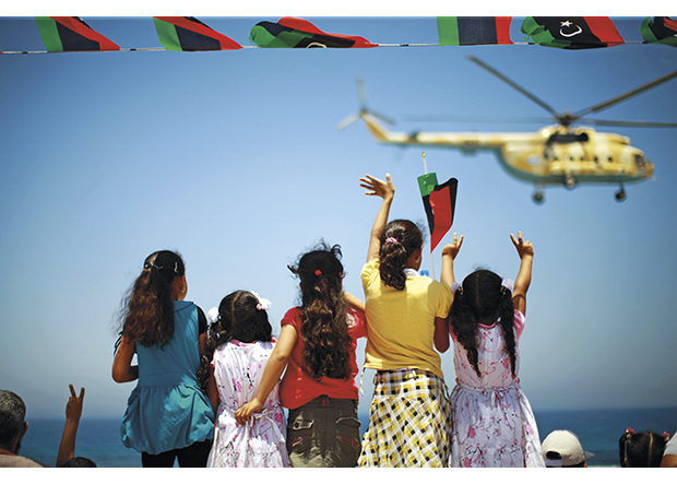 Figur 2.2 Zawiya, Libya. Ettårsdagen for starten av anti-Gaddafi opptøyer.