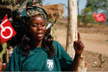 Figure 4.7 Tobacco workers in Malawi cooperate with LO.