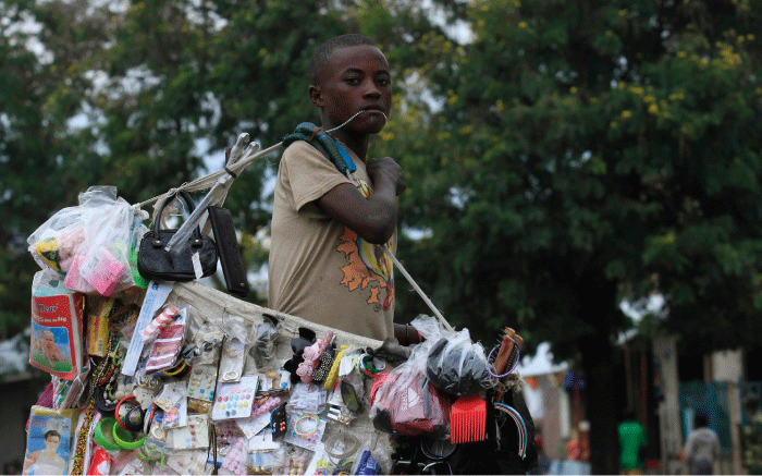 Figure 4.9 Many people in developing countries work in the informal sector.