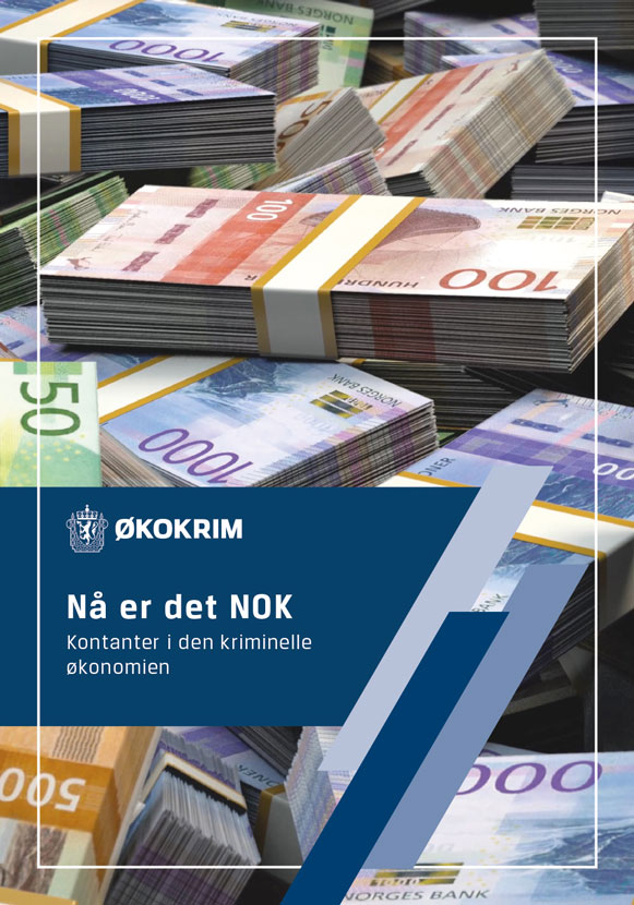 Figur 12.2 Forsiden av Økokrims rapport om kontanter i den kriminelle økonomien