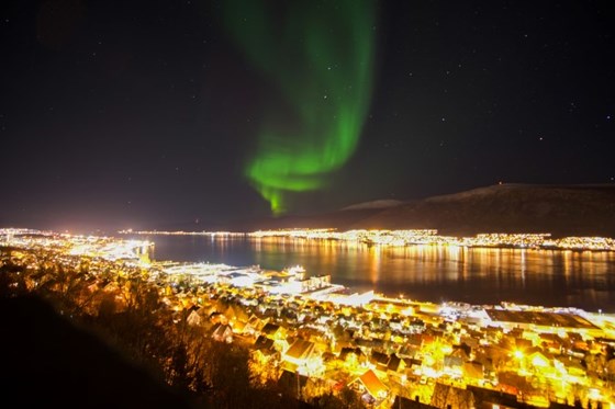 Nordlys over Tromsø