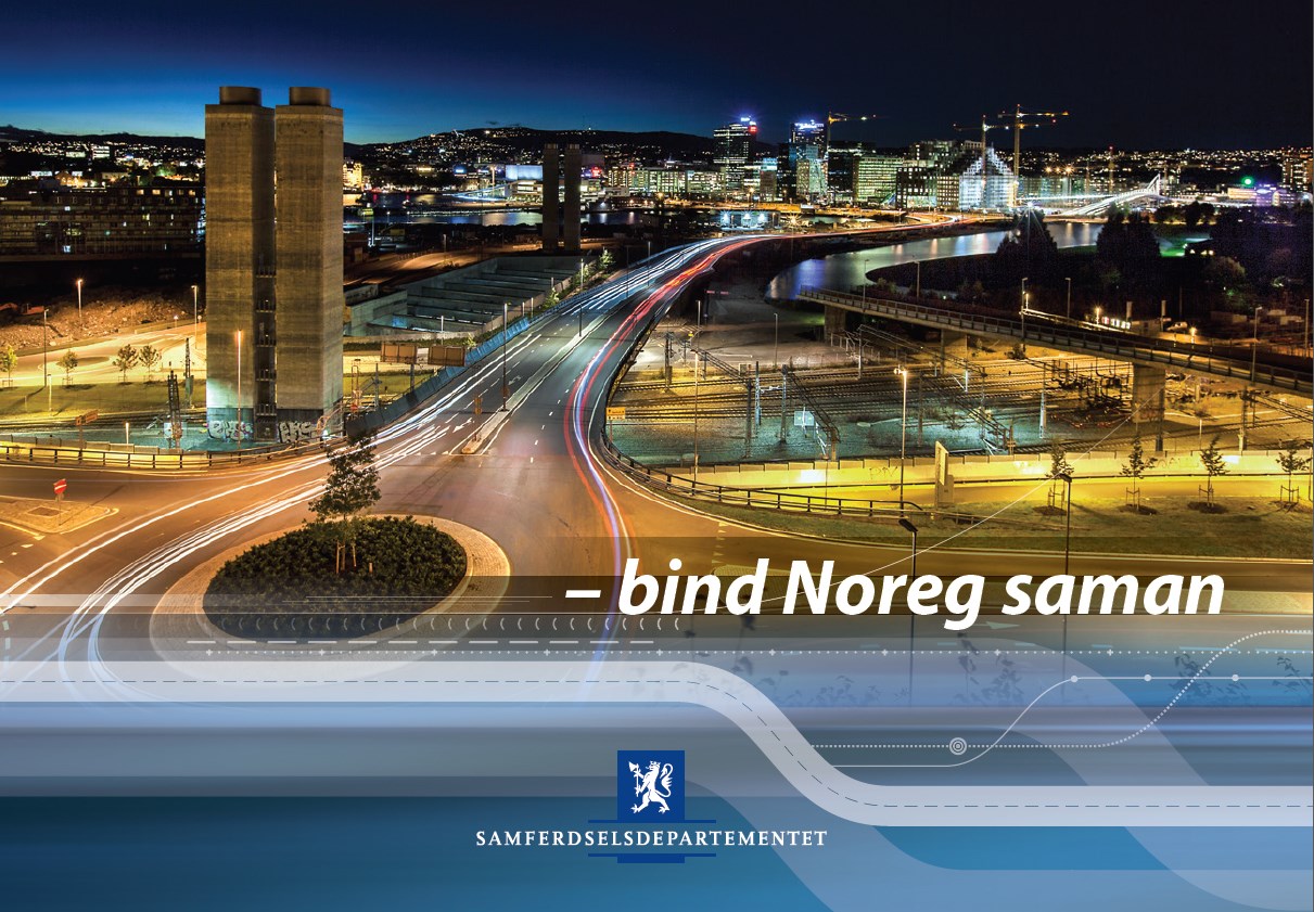 Brosjyre om Samferdselsdepartementet