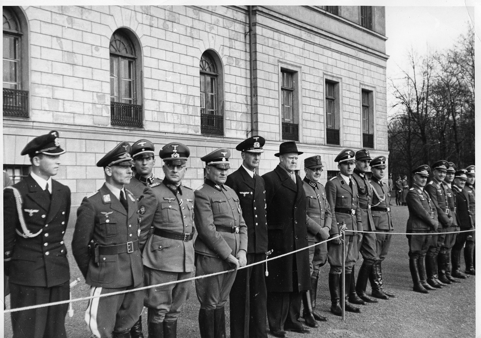 Tysk militærparade Slottet