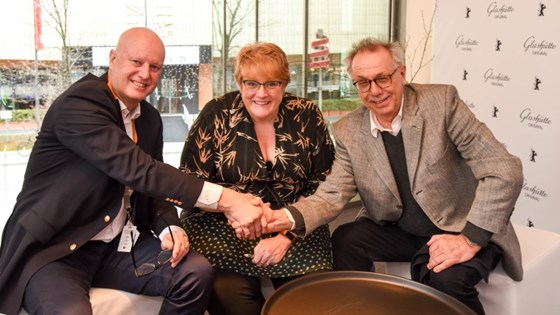 Sindre Guldvog, Trine Skei Grande og Dieter Kosslick.
