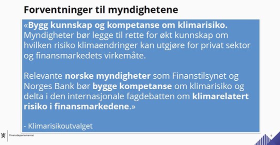 Plansje til LOs finanskonferanse 2019